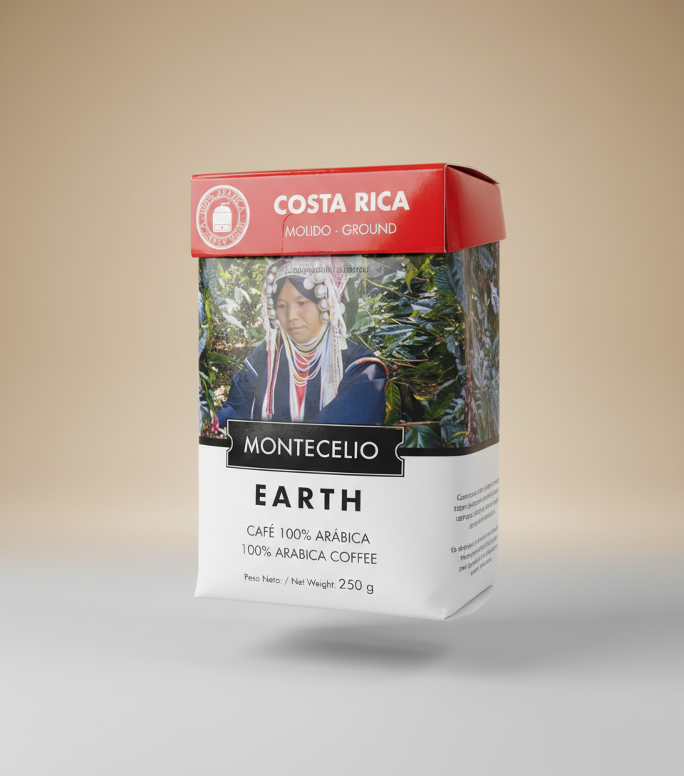 Café Montecelio Costa Rica Molido, 250 gr