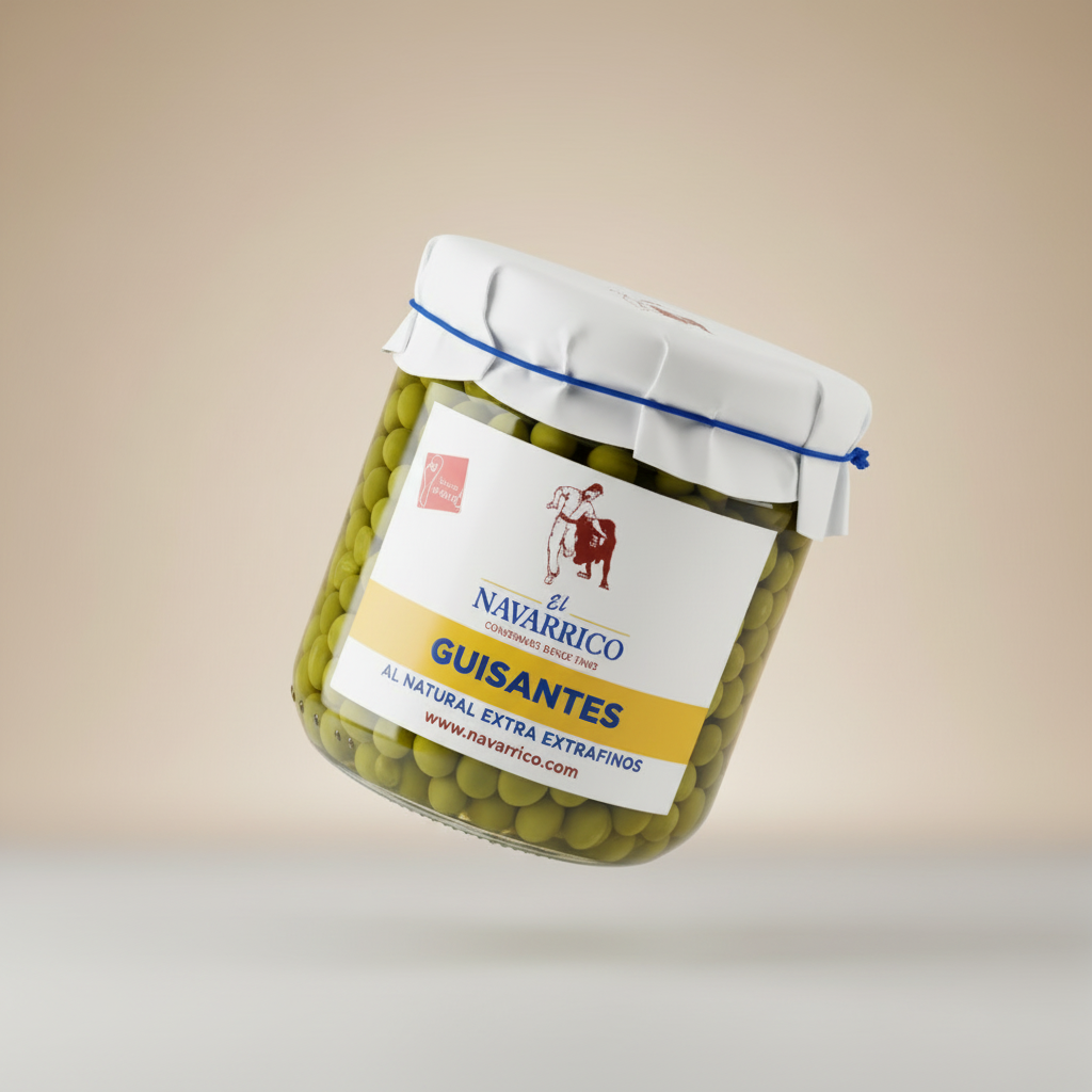 Guisantes al Natural Extra Finos El Navarrico 325 gr