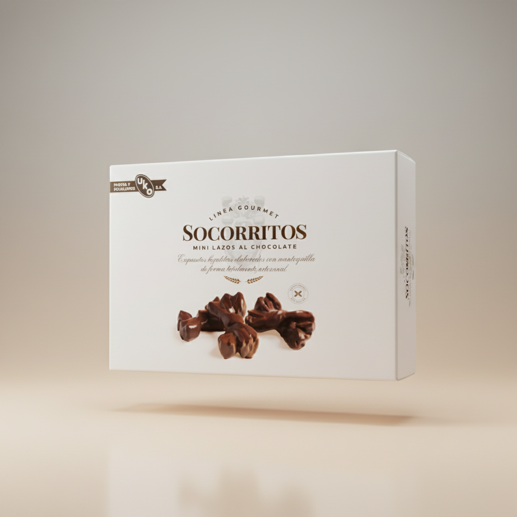 Socorritos, Lazos de Chocolate con Mantequilla 16 Uds