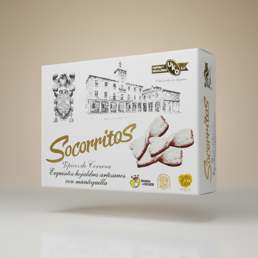 Socorritos, Exquisitos Hojaldres con Mantequilla 330 gr