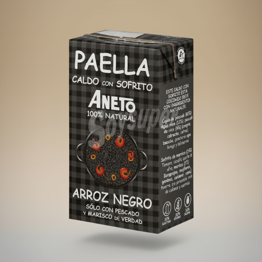 Aneto, Paella Arroz Negro 1L