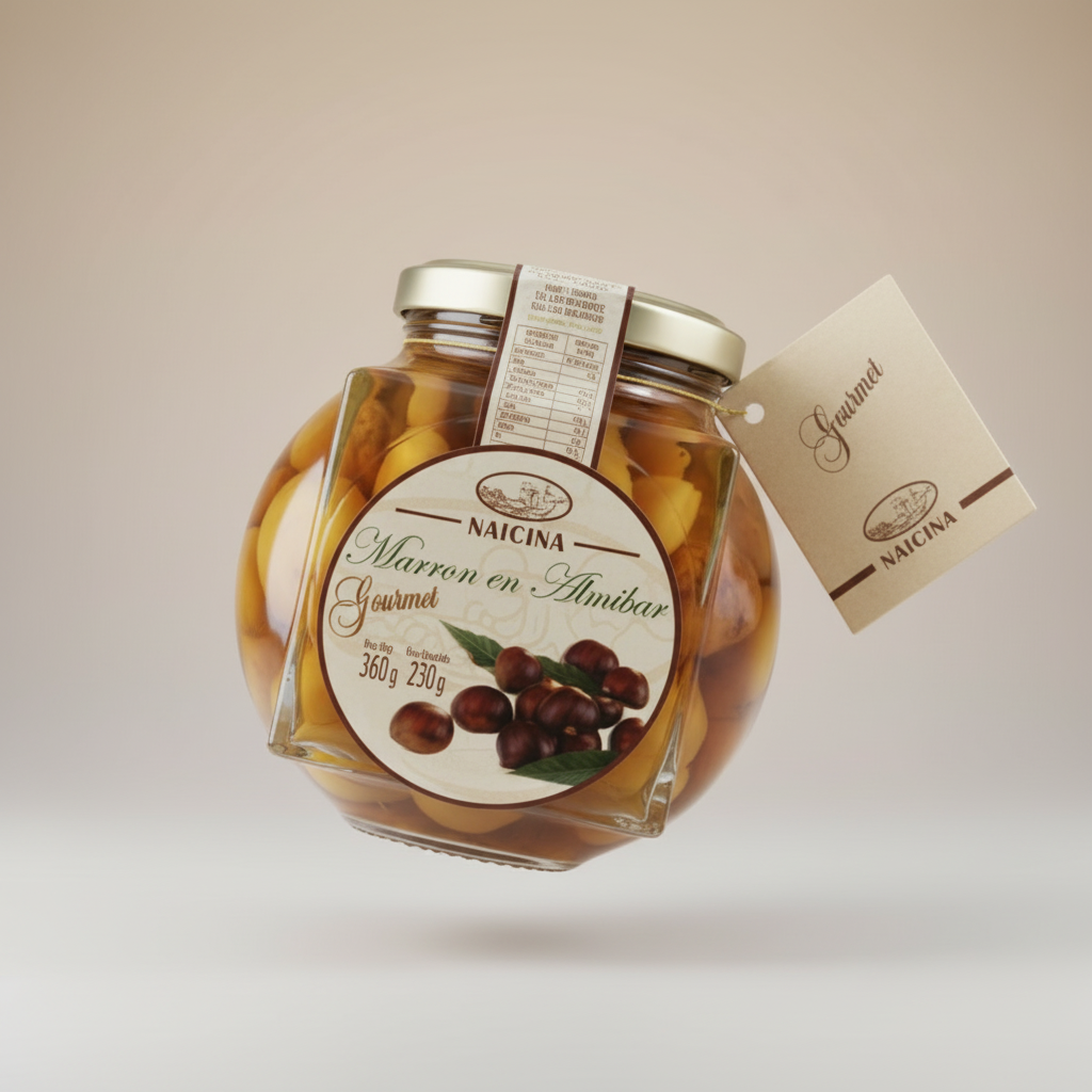 Castañas en Almíbar, Naiciña 360 gr