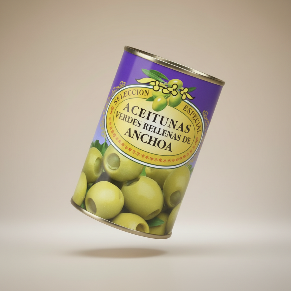 Aceitunas Rellenas Anchoa, Sarasa 350 gr