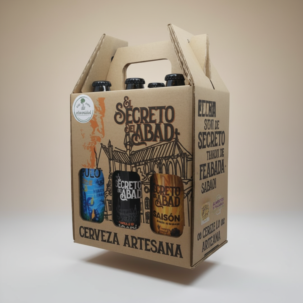 Cerveza Artesanal Secreto del Abad pack 6 Unds, 33 cl
