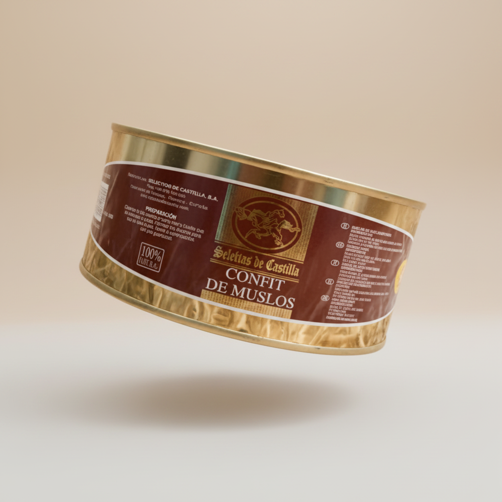 Confit de Muslos de Pato, Selectos de Castilla 730 gr