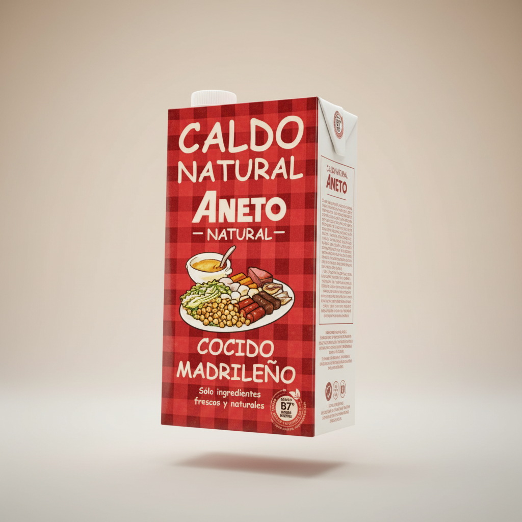 Aneto, Caldo Natural Cocido Madrileño 1 L