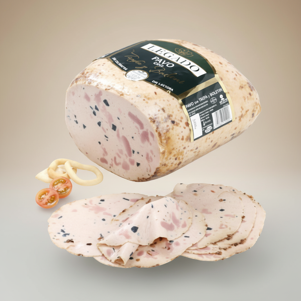 Pavo Trufado El Pozo 150 gr.
